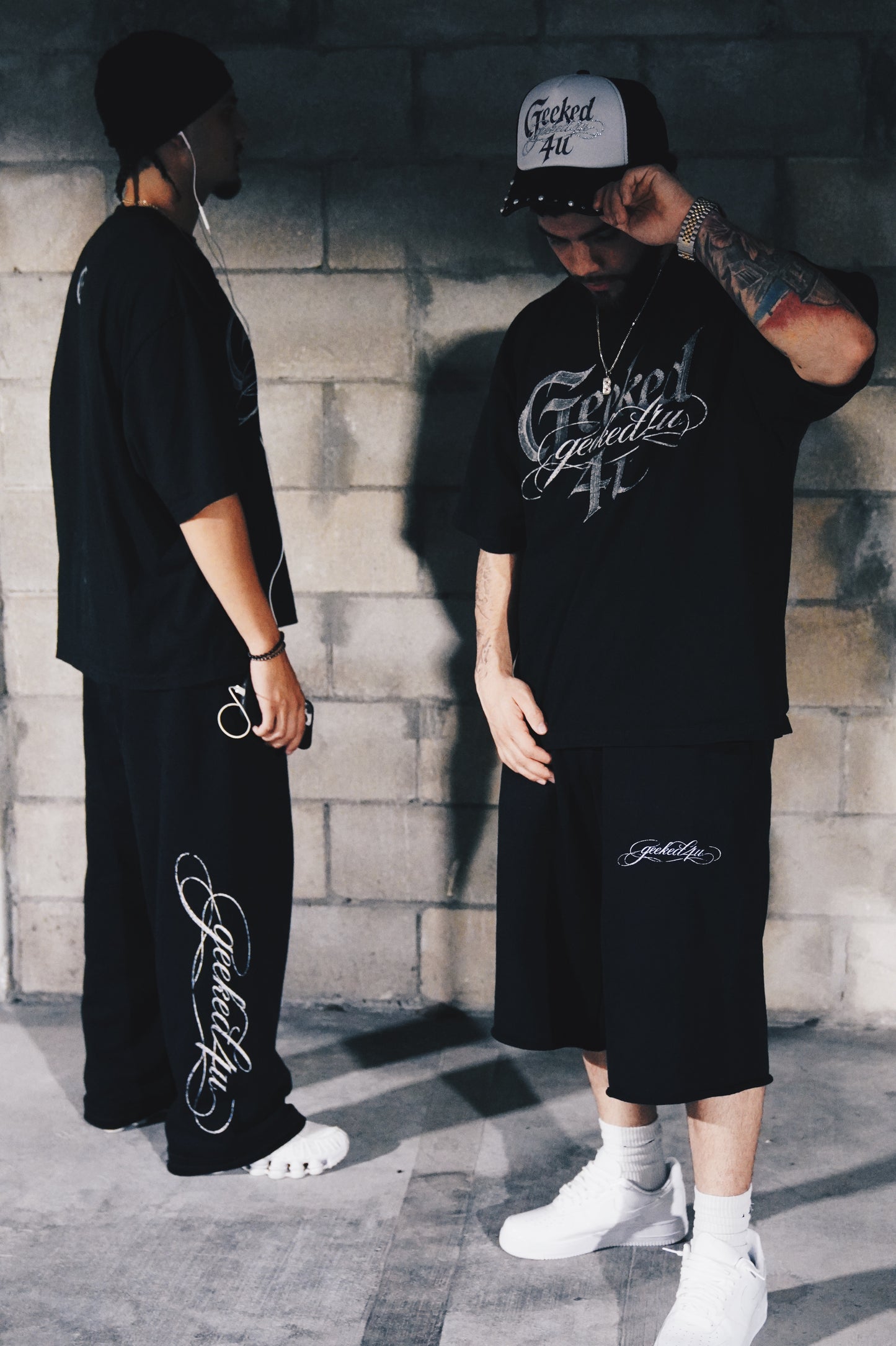 G4U Signature Script Long Sweat Pants