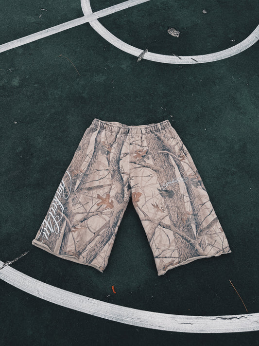 G4U Signature Script Camo Sweat shorts